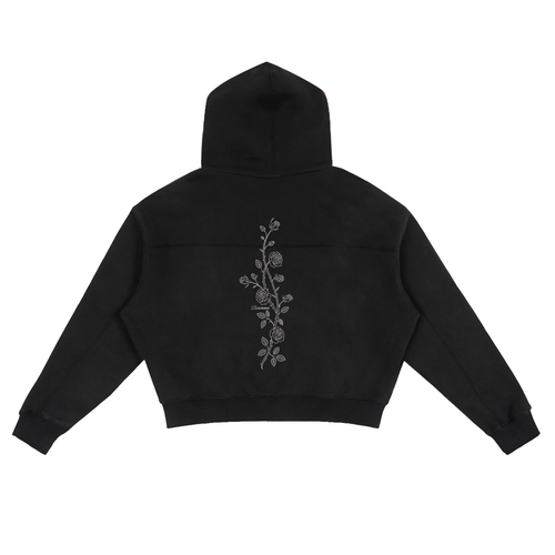 Rose Vines Boxy Hoodie