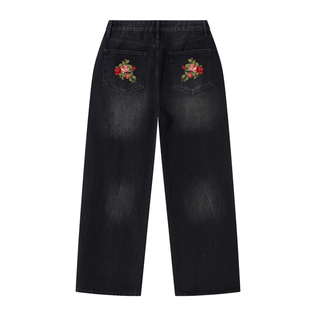 Rosemann. Vintage Wash Wide Jeans