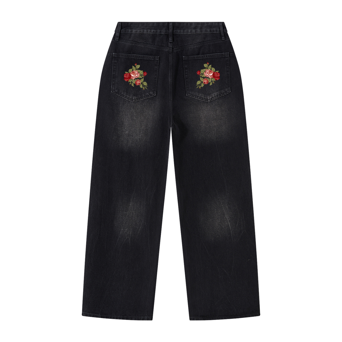 Rosemann. Vintage Wash Wide Jeans