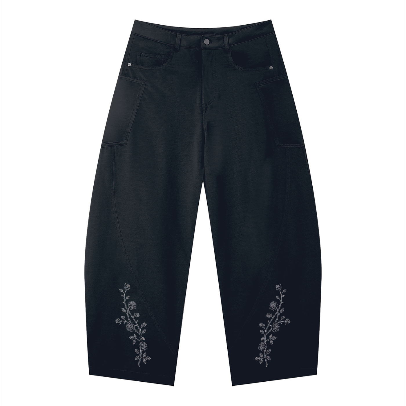 Rose Vines. Barrel Pants