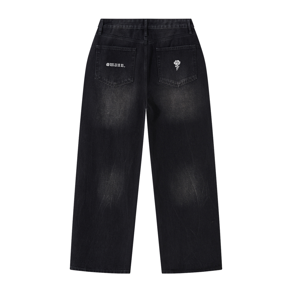Rosemann. Vintage Wash Wide Jeans