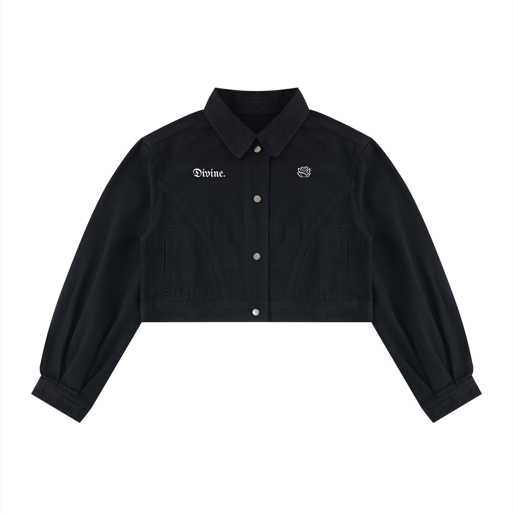 Divine. Crop Denim Jacket