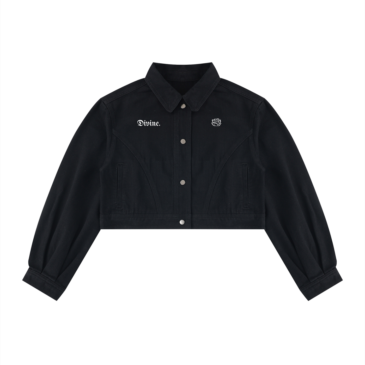 Divine. Crop Denim Jacket
